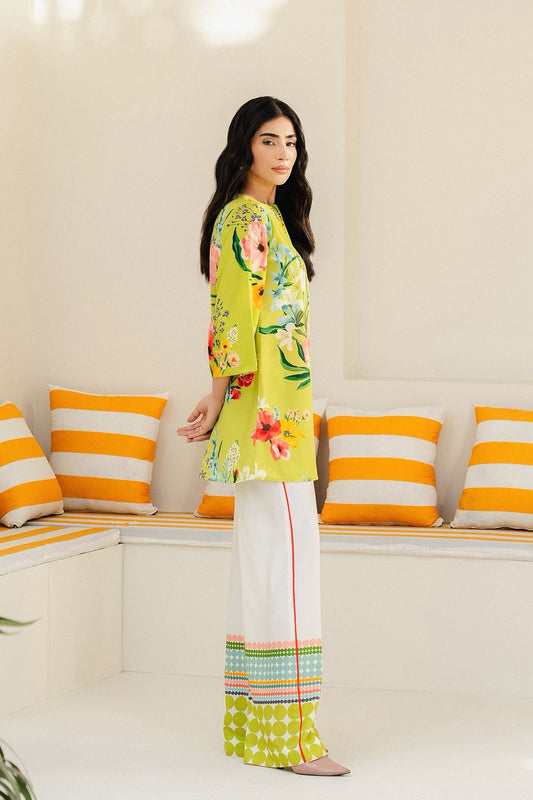 LULUSAR SILK PRINTED DRESS 2 PIECE 2399