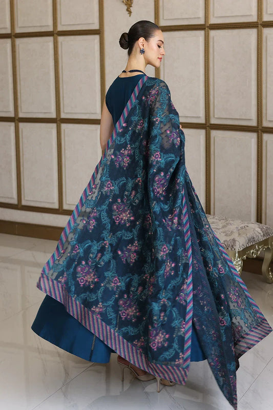 WOOL MEREENA 3PC UNSTICHED DRESS EMBROIDERED SHAWL- KPR 013