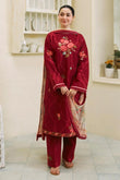 Embroidered Luxury Lawn Unstitched 3Pc | 1001