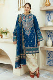 Embroidered Luxury Lawn Unstitched 3Pc | 1075